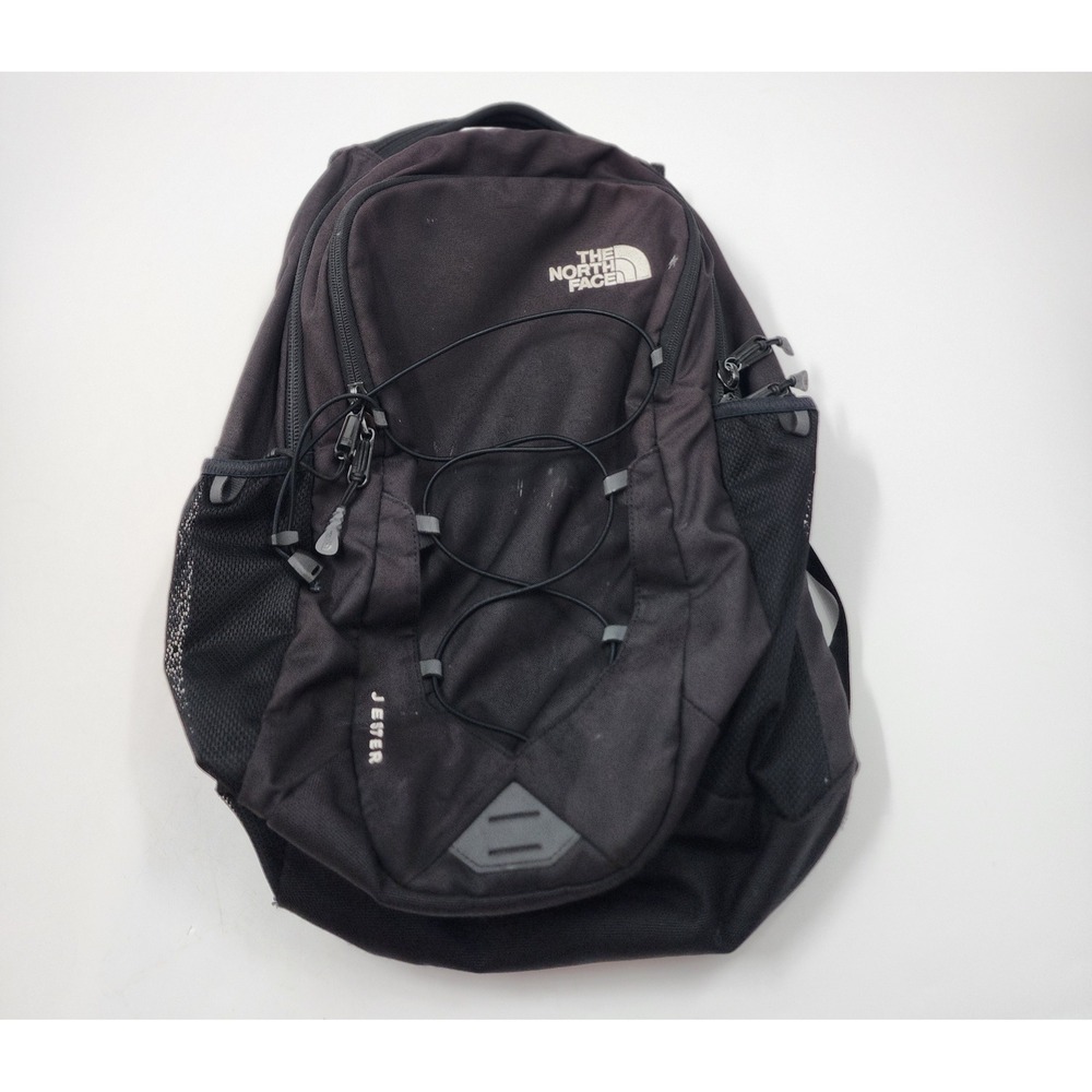 The North Face Jester Backpack Black Laptop Sleeve FlexVent Daypack NF0A3KV7